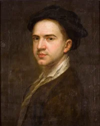 Selvportrett, c1744.