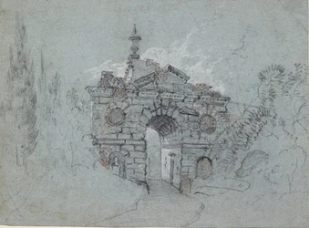 The Ruined Arch at Kew, c1760s