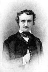 Edgar Allan Poe, forfatter av Fortellinger om mystikk og fantasi, 1923.