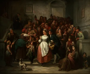 Etter lotteritegningen, 1859.