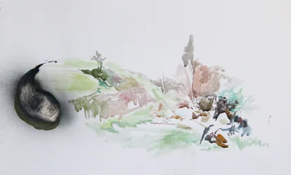 Fluespiss, 2015 (akvarell)