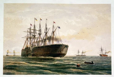 The Great Eastern på gang, 23. juli