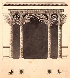 Design for en alkove (penn og blekk og vask)