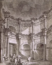 The Temple of Jupiter, pub. 1764.