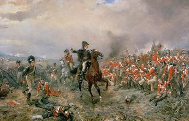 Hertugen av Wellington ved Waterloo