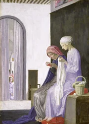 Mary i huset til Elizabeth, 1917