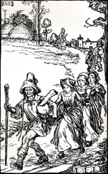 The Golden Goose from Grimms Household Tales, c1900 1901-1902