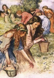Det er en eng ved siden av elven, en flokk nymfer jeg tilfeldigvis oppdaget, fra Palgrave