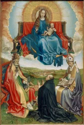 Madonna in Glory med givere og St. Peter og Augustin