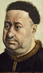 Portrett av en mann Robert de Masmines, ca. 1425