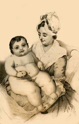 Thomas Hills Everett, elleve måneder gammel, 1822.