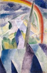 Spiret til Notre-Dame Utsikt over Paris, Notre-Dame, 1909-1914.