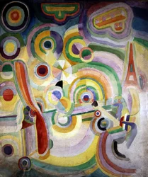 Hyllest til Bleriot av Robert Delaunay (1885-1941).