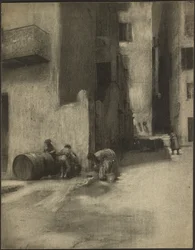 Gatehjørne i Menton