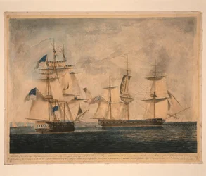 HMS Shannon fanger USS Chesapeake, 1. juni 1813, 1813