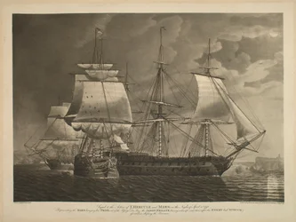 Oppfølgeren til handlingen mellom L#39;HERCULE og MARS, natten til 21. april 1798. Jason-fregatten, som representerte MARS og brakte sin PRIZE ut av Passage Du Raz, hadde kommet opp en stund (etter at FIENDEN hadde slått til) og hjalp til med å flytte fang