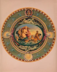 Platå i Majolica Ware, 1863.