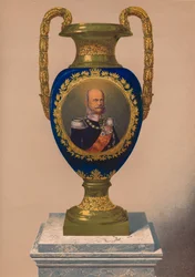 Porselensvase, 1863.
