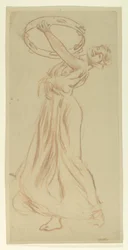 Studie for Girl with Tambourine, "Vintage Festival", Mendelssohn Glee Club, New York