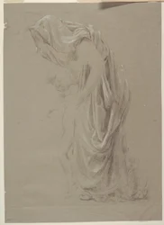 Studie for en stående kvinne med barn, «Vintage Festival», Mendelssohn Glee Club, New York, NY