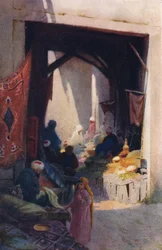 En basar, ca 1880, 1904