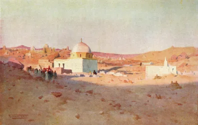Cufic kirkegård, Assuan, c1880, 1904