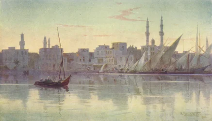 Tidlig morgen på Damietta, c1880, 1904