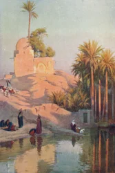 I Oasis of Fayum, c1880, 1904