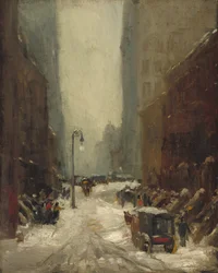 Snø i New York, 1902.