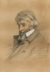 Portrett av Thomas Carlyle 1795-1881, 1875.
