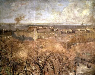 Heriot Row, Edinburgh (olje på lerret)