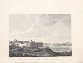 Illustrasjon hentet fra boken Select views in Mysore, the country of Tippoo Sultan av Home, Robert og utgitt av Published by Mr. Bowyer (gb, 1794)