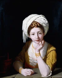Portrett av en dame som den Cumaean Sibyll, 1778-1789