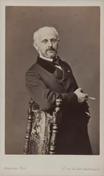 Portrett av maleren Henri Lehmann 1814-1882, ca 1860.