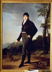 Portrett av grev Andrey Bezborodko. Maleri av Robert Lefevre (1756-1830)