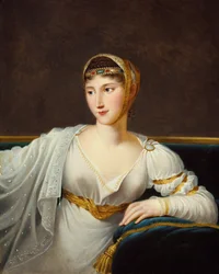 Portrett av prinsesse Pauline Borghese, kone til general Leclerc (olje på lerret)