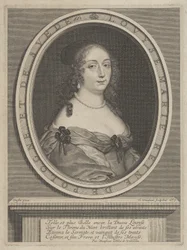 Portrett av Louise Marie, dronning av Polen og Sverige