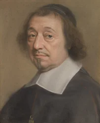 Portrett av monsignor Louis Doni d#39;Attichy, biskop av Riez og senere av Autun
