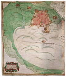 Kart over Algerbukta