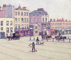 The Weigh House, Cumberland Market, ca. 1914 (olje på lerret)