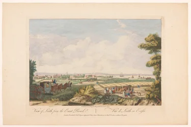 Utsikt over byen Leith Utsikt over Leith fra østveien (tittel på objekt) Skottland (serietittel)