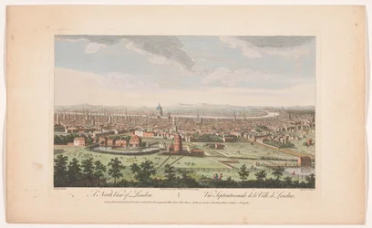 Utsikt over byen London sett fra nordsiden En nordlig utsikt over London (tittel på objekt) London (serietittel)
