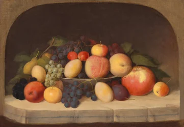 Fruktstilleben, ca. 1849 (olje på lerret)