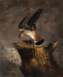 Gribb og dens byttedyr, 1844.