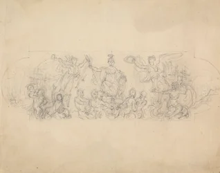 Allegorisk seiersskisse
