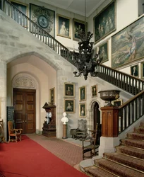 Utsikt over trappehallen, 1812-15