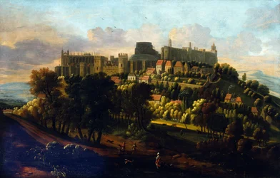 Windsor Castle, ca. 1670 (olje på lerret)