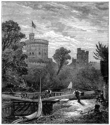 Gammel Windsor Lock, 1880.