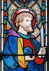 St. Bartholomew, 1862 (farget glass)