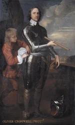 Oliver Cromwell (1599-1658), Lord Protector av England, ca. 1650